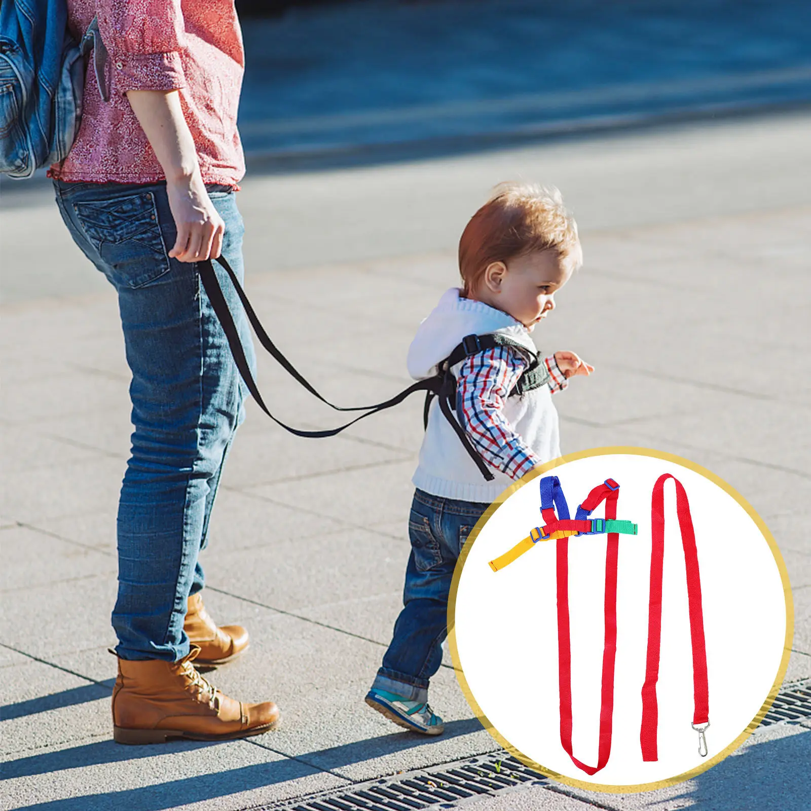 Anti-lost Belt Infant Safety Harness Toddler Traction Rope Learning Walk Baby Leashes Cotton Soft Comfortable Material
Anti-lost Belt Infant Safety Harness Toddler Traction Rope Learning Walk Baby Leashes Cotton Soft Comfortable Material