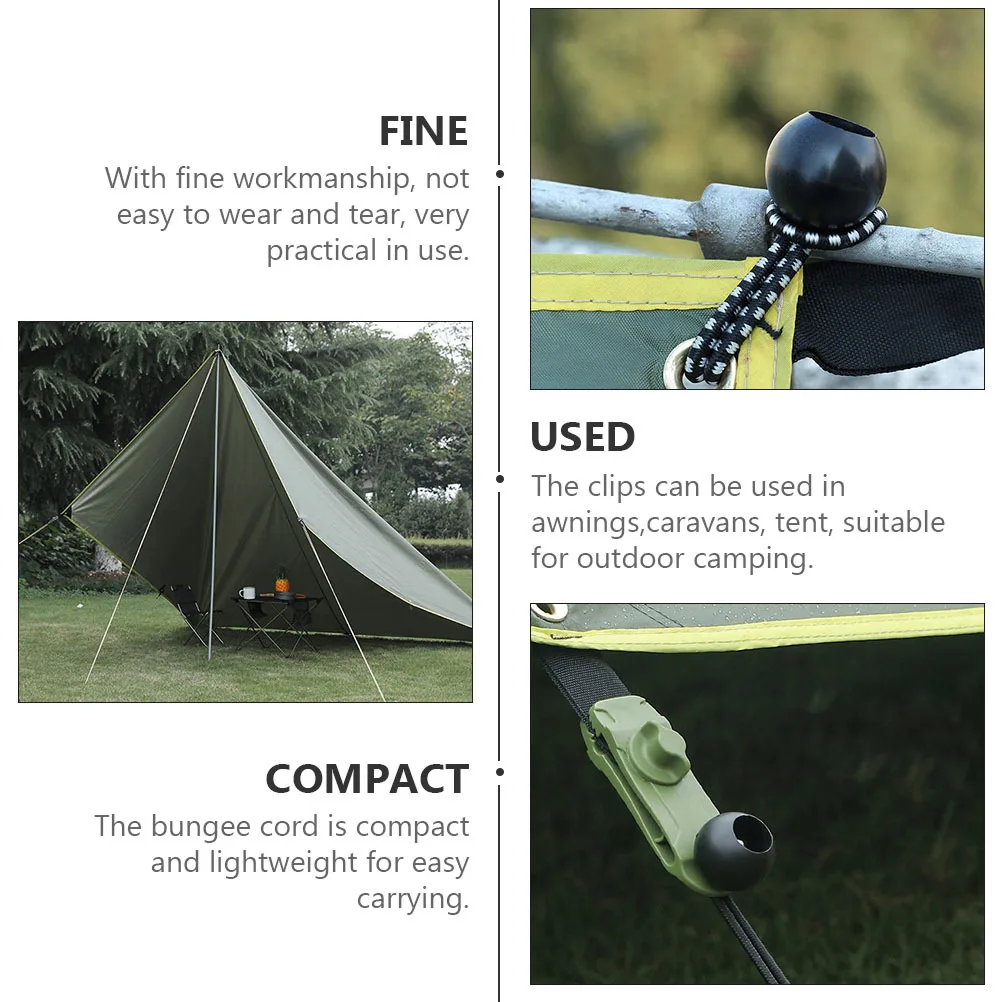 30Pcs Reliable Ball Bungee Cords Heavy Duty Elastic Binding Rope for Outdoor Adventures Ball Bungee Cords Outdoor Elastic Cord 
30Pcs Reliable Ball Bungee Cords Heavy Duty Elastic Binding Rope for Outdoor Adventures Ball Bungee Cords Outdoor Elastic Cord
