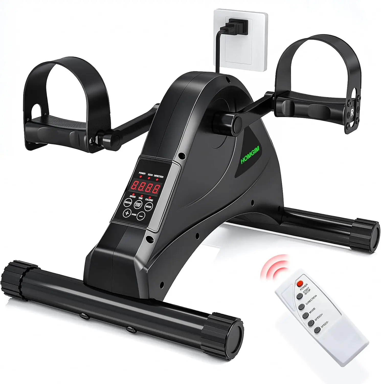 Mini Exercise Bike Under Desk, Electric Pedal Exerciser for Arm Leg Fitness, 6 Speed Levels
Mini Exercise Bike Under Desk, Electric Pedal Exerciser for Arm Leg Fitness, 6 Speed Levels