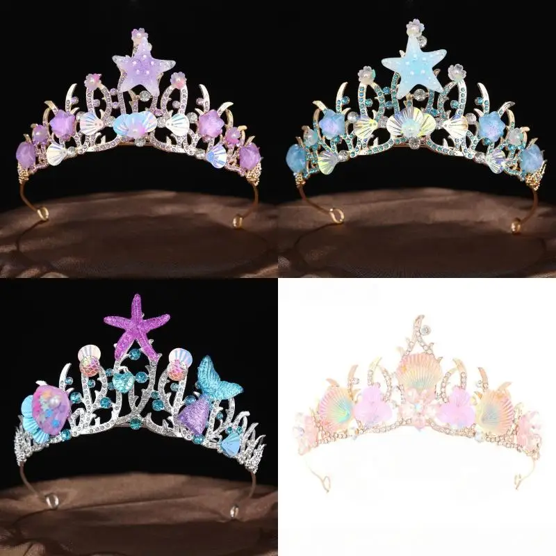 1 шт. Корона принцессы/королевы, женское украшение для головы, модная тиара с пайетками в виде звезды и рыбьей чешуи, свадебный аксессуар для волос
1 шт. Корона принцессы/королевы, женское украшение для головы, модная тиара с пайетками в виде звезды и рыбьей чешуи, свадебный аксессуар для волос