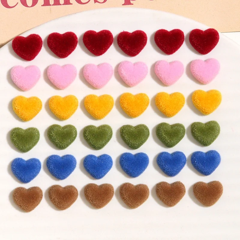 Оптовая продажа, 100 шт./лот, 12*10 мм, цветной флокирующийся эффект, мультяшные сердечки, смоляные кабошоны, бусины «сделай сам», ювелирные изделия, аксессуары для волос, одежда
Оптовая продажа, 100 шт./лот, 12*10 мм, цветной флокирующийся эффект, мультяшные сердечки, смоляные кабошоны, бусины «сделай сам», ювелирные изделия, аксессуары для волос, одежда