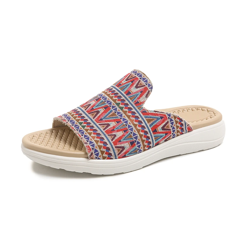 Women's Bohemian Style Slippers 2025 Summer New All-match Wedge Platform Sandals Woven Straw Insole Retro Shoes Beach Slides
Women's Bohemian Style Slippers 2025 Summer New All-match Wedge Platform Sandals Woven Straw Insole Retro Shoes Beach Slides