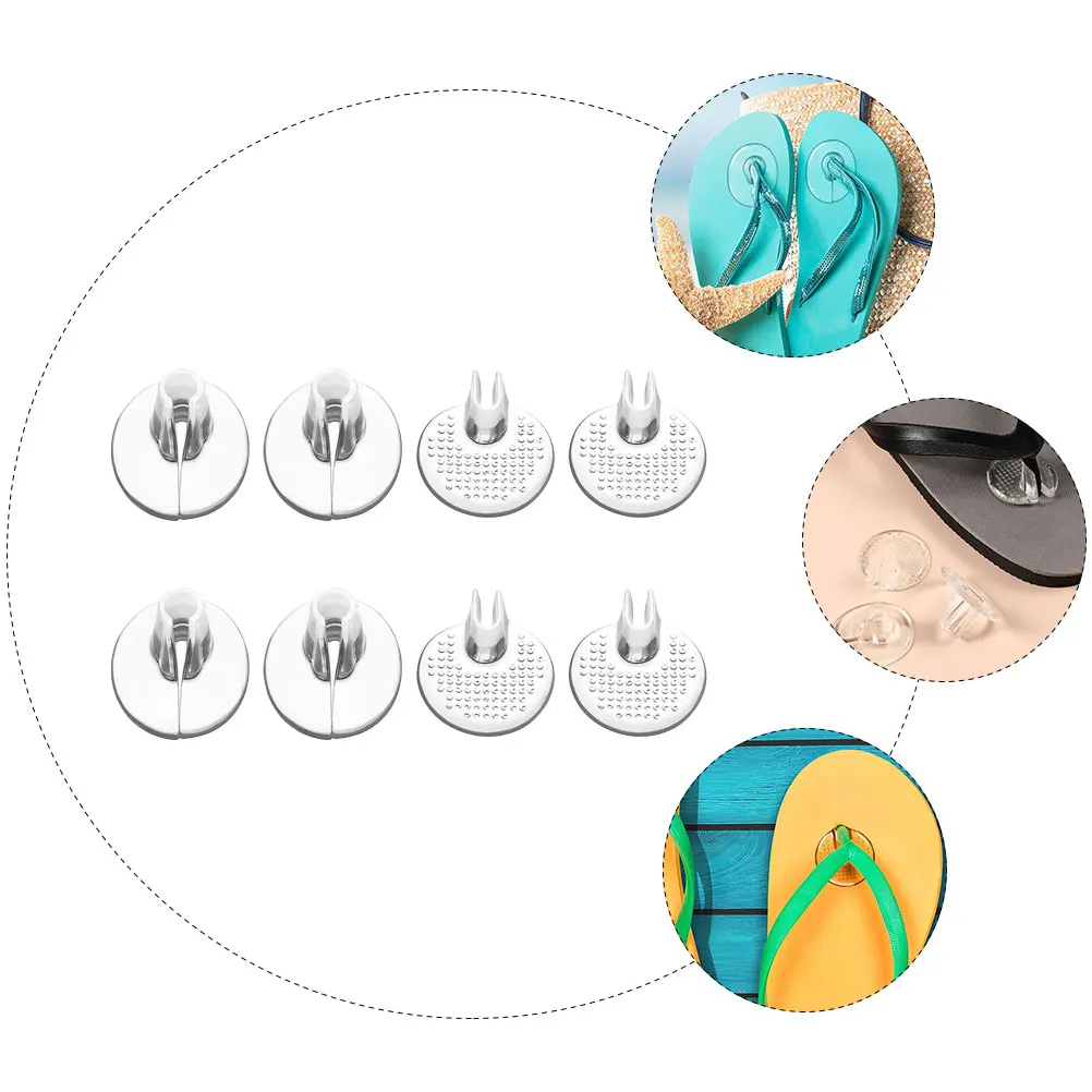 4 Pairs Transparent PU Toe Separators Anti Blister Soft Silicone Protectors for Flip Flops Thong Sandals Nonslip Forefoot Pads
4 Pairs Transparent PU Toe Separators Anti Blister Soft Silicone Protectors for Flip Flops Thong Sandals Nonslip Forefoot Pads