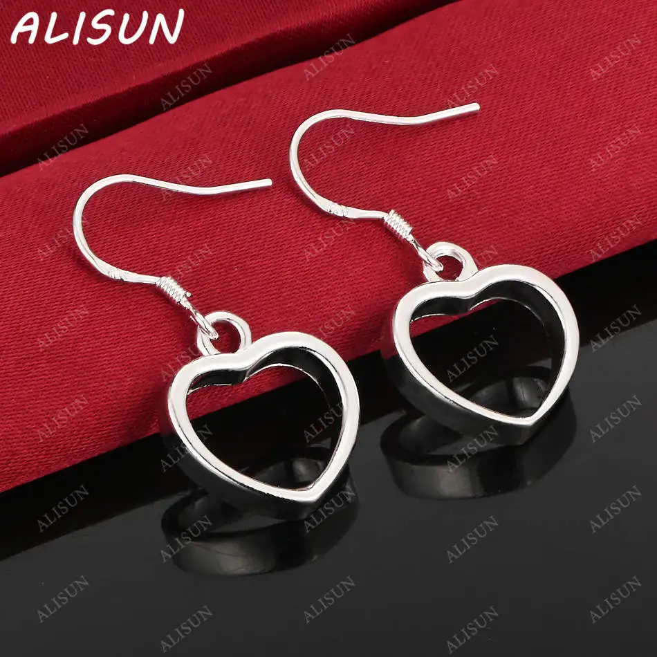 ALISUN 925 Sterling Silver Heart Earrings Drop Earrings Creativity Gifts Street All-match Party And Daily Wear
ALISUN 925 Sterling Silver Heart Earrings Drop Earrings Creativity Gifts Street All-match Party And Daily Wear