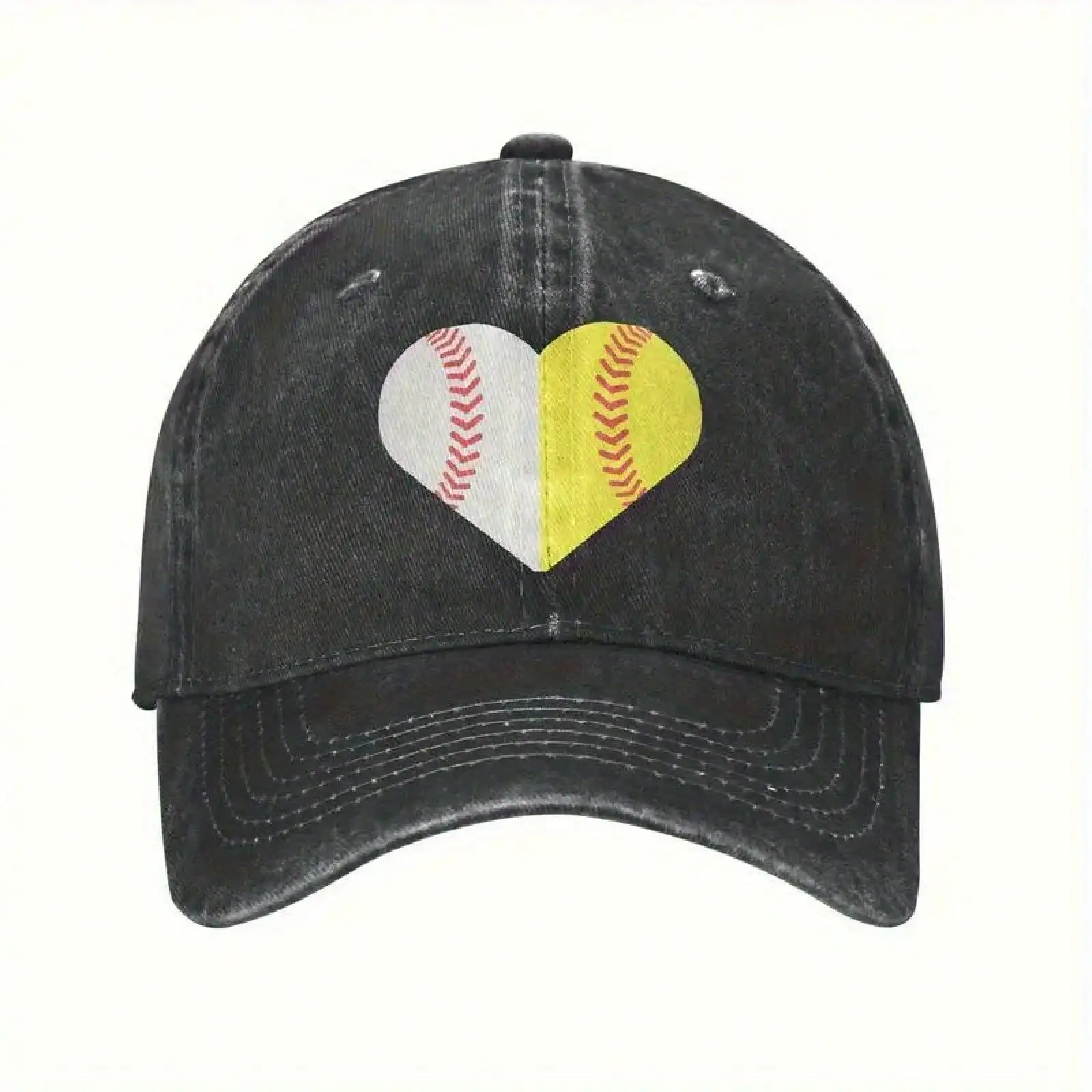 Heart Printed Baseball Softball Cap Adjustable Size Lightweight Comfortable Sports Hat Fashion Casual Headwear Suitable For Sports Fans Daily Outdoor Activities Travel Leisure Street Daily Wearing Scenarios
Heart Printed Baseball Softball Cap Adjustable Size Lightweight Comfortable Sports Hat Fashion Casual Headwear Suitable For Sports Fans Daily Outdoor Activities Travel Leisure Street Daily Wearing Scenarios