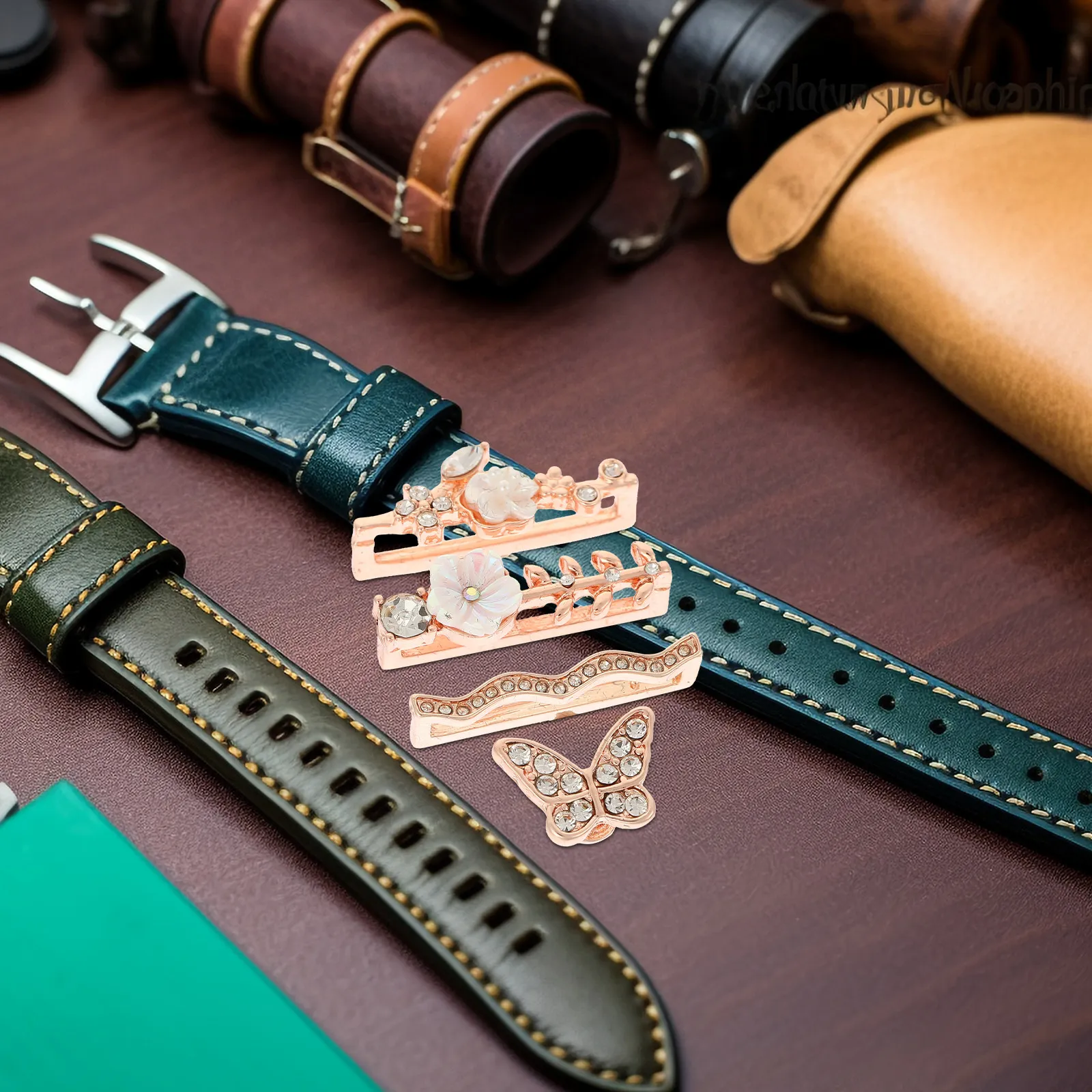 Bracelet Fasteners Smartwatch Strap Ring Loops Band Charms for Women Decoration Decorative Watchband Connectors Bands
Bracelet Fasteners Smartwatch Strap Ring Loops Band Charms for Women Decoration Decorative Watchband Connectors Bands