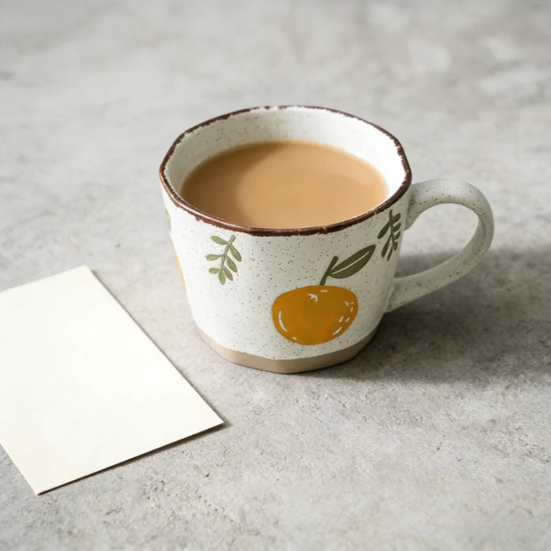 Nordic Hand Painted Ceramic Mug Fruit Pattern Minimalist Rustic Pottery Coffee Cup Creative Personalized Home Drinking Water Cup
Nordic Hand Painted Ceramic Mug Fruit Pattern Minimalist Rustic Pottery Coffee Cup Creative Personalized Home Drinking Water Cup