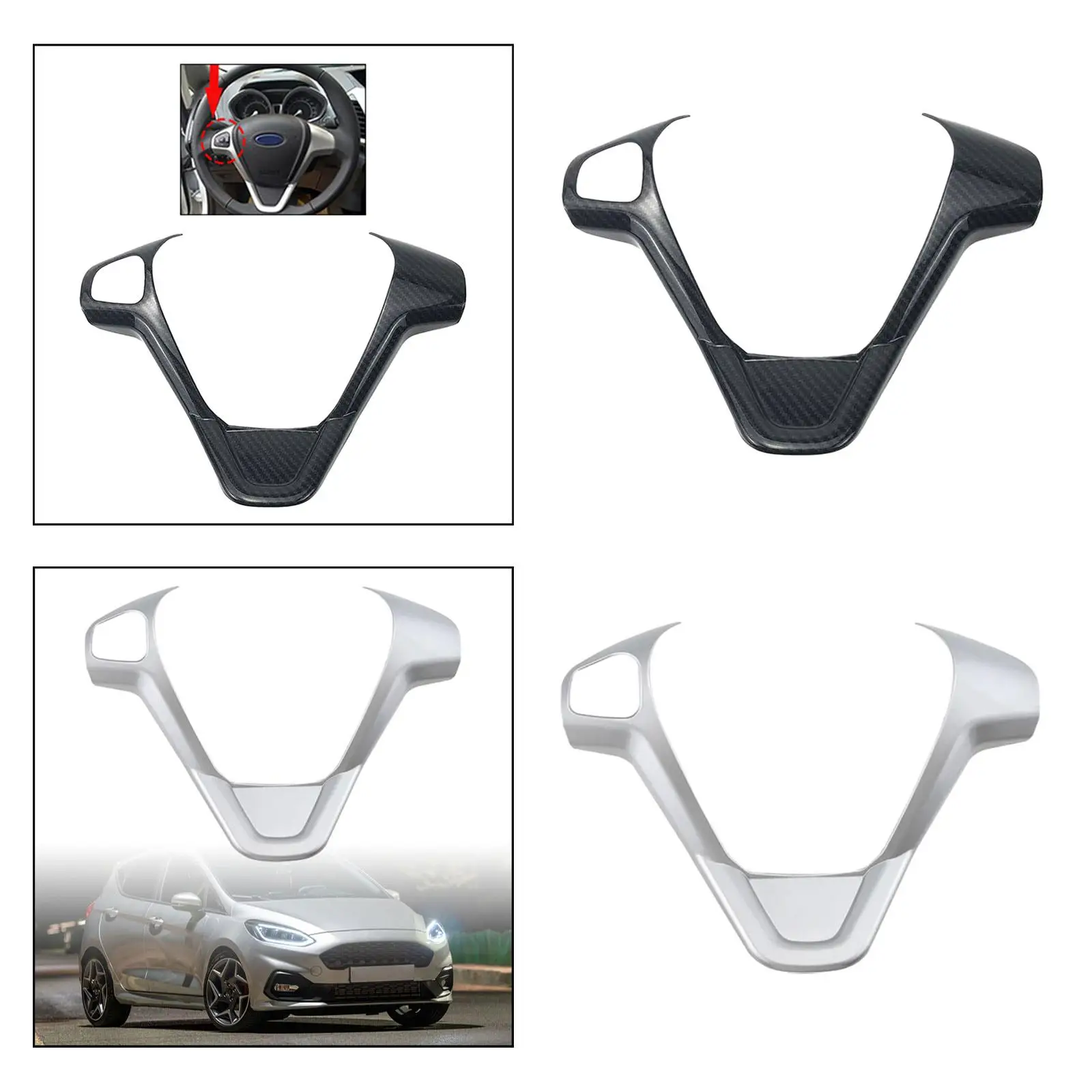 Steering Wheel Cover Trim Non Slip Professional for Ford 2009-2017 Men
Steering Wheel Cover Trim Non Slip Professional for Ford 2009-2017 Men