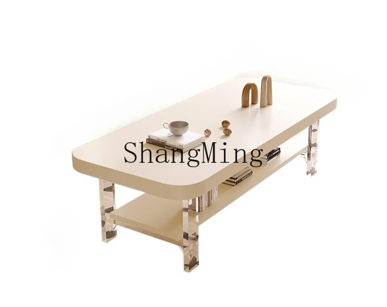 TF cream wind solid wood acrylic suspended coffee table dining table dual-purpose small apartment household heightening TV
TF cream wind solid wood acrylic suspended coffee table dining table dual-purpose small apartment household heightening TV