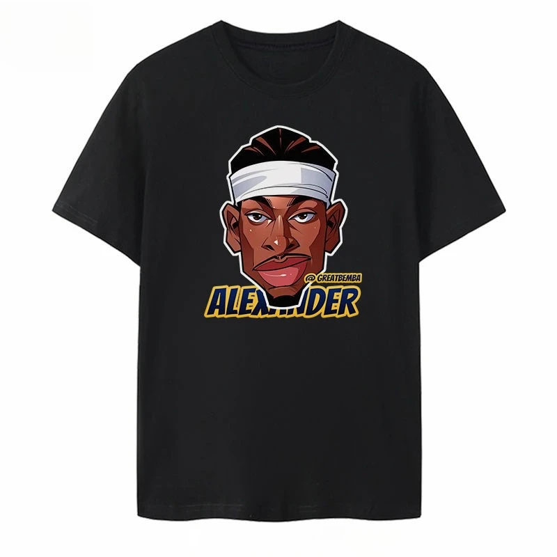 Весенне-летняя футболка с короткими рукавами Thunder Team с короткими рукавами и рисунком Александра, баскетбольная спортивная повседневная мужская футболка большого размера
Весенне-летняя футболка с короткими рукавами Thunder Team с короткими рукавами и рисунком Александра, баскетбольная спортивная повседневная мужская футболка большого размера