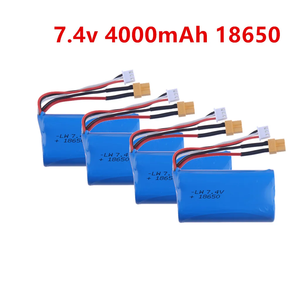 7.4V 4000mAh Li-ion rechargable battery XT30 Plug For HUINA 580 1580 1583 1580-005 550 583 582 RC toys cars accessory
7.4V 4000mAh Li-ion rechargable battery XT30 Plug For HUINA 580 1580 1583 1580-005 550 583 582 RC toys cars accessory