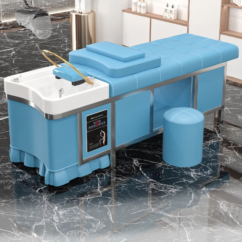 Treatment Shampoo Chair Hairstyle Japanese Water Jet Hair Spa Salon Styling Chairs Beauty Shampoo Basin Men Shaving Bed Cadeira
Treatment Shampoo Chair Hairstyle Japanese Water Jet Hair Spa Salon Styling Chairs Beauty Shampoo Basin Men Shaving Bed Cadeira