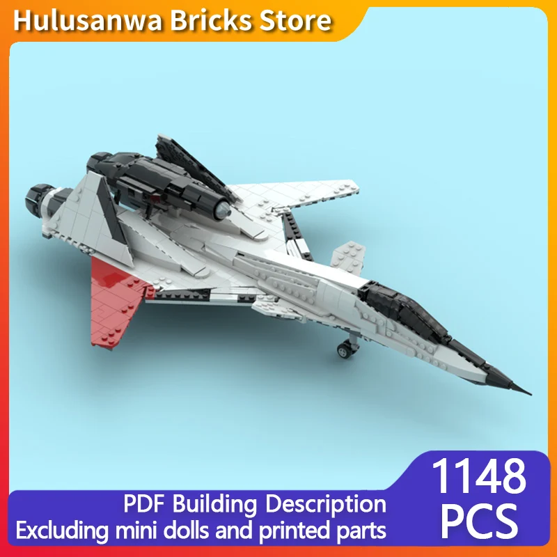 ADFX-01 Fighter Jets Model MOC Building Bricks War Equipment Modular Technology Gifts Holiday Assemble Children Toys Suit
ADFX-01 Fighter Jets Model MOC Building Bricks War Equipment Modular Technology Gifts Holiday Assemble Children Toys Suit