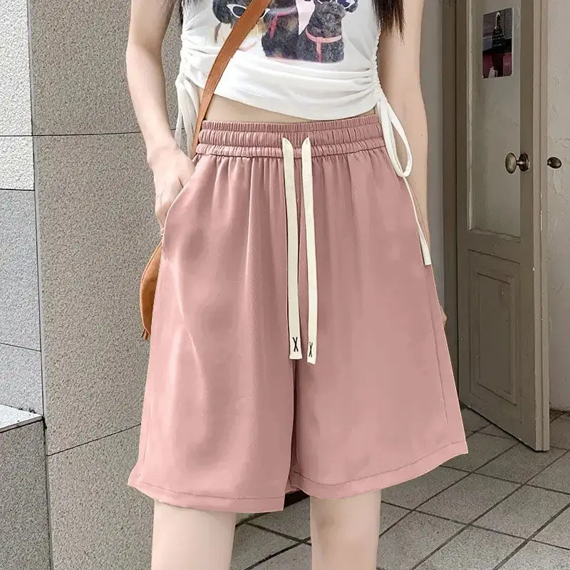 plus Size Women's Summer Slimming Elastic Waist Five-Quarter Casual Pants Ice Silk Thin Loose Sports Shorts Casual Pants
plus Size Women's Summer Slimming Elastic Waist Five-Quarter Casual Pants Ice Silk Thin Loose Sports Shorts Casual Pants