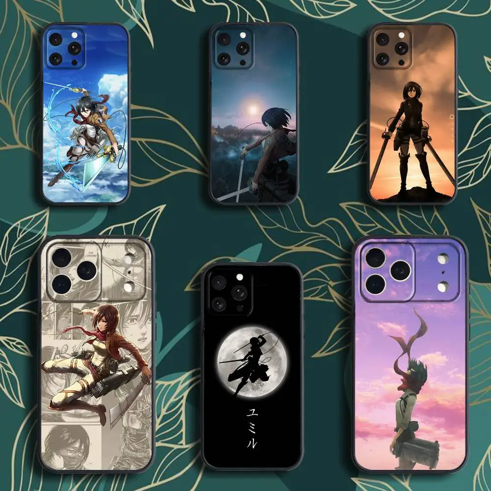 A-Anime Mikasa-ES Phone Case For iPhone 17,16,15,14,13,12,Pro,Max,Plus,E,SE4,Air,Mini Black Soft Box 
A-Anime Mikasa-ES Phone Case For iPhone 17,16,15,14,13,12,Pro,Max,Plus,E,SE4,Air,Mini Black Soft Box