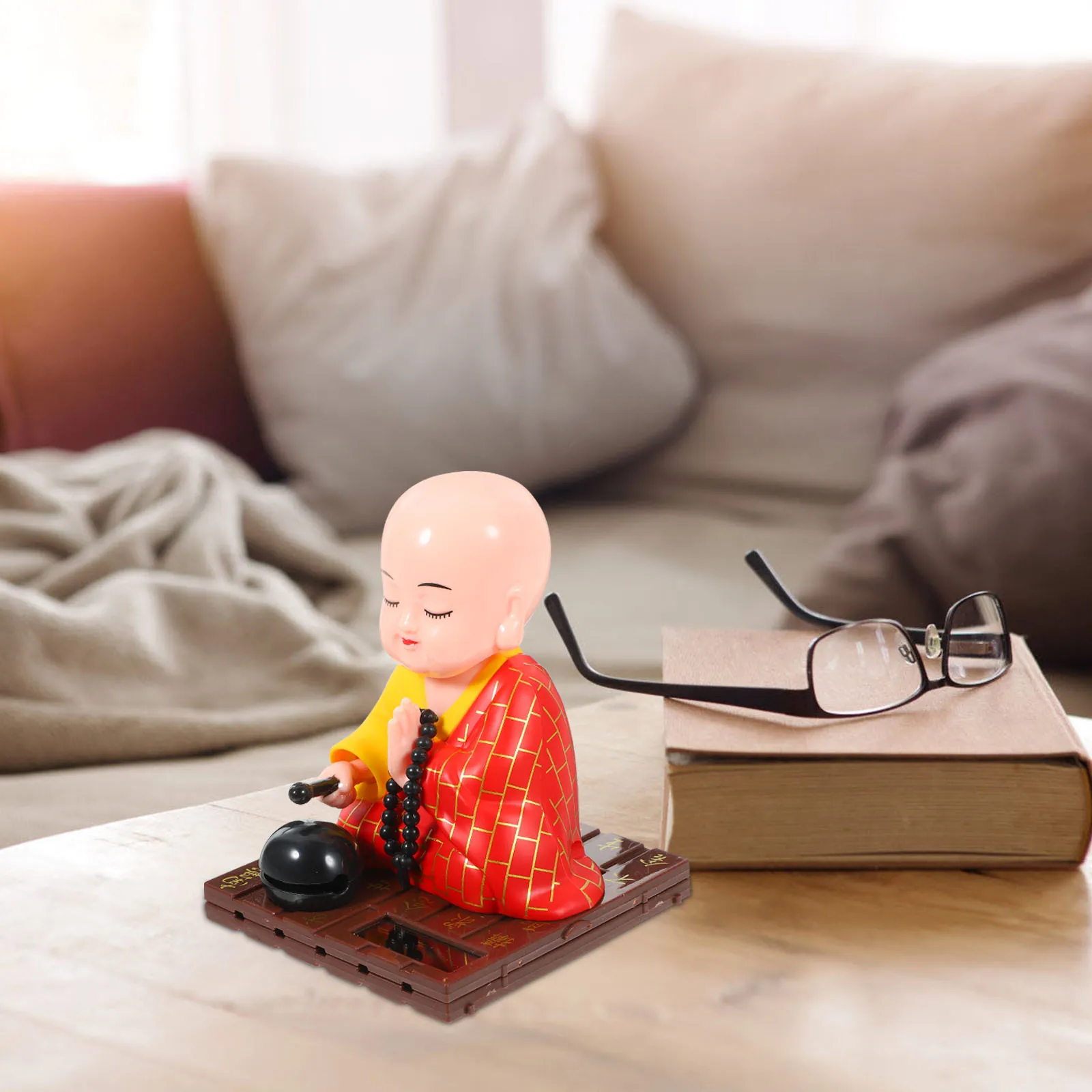 Solar Powered Shaking Head Buddhist Monk Figurines Car Dashboard Decorations Cute Car Figures Plastic Shaking Little
Solar Powered Shaking Head Buddhist Monk Figurines Car Dashboard Decorations Cute Car Figures Plastic Shaking Little