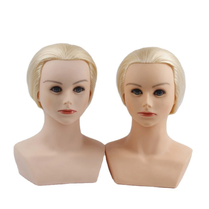 Wholesale Hairdressing Mannequin Human Hair Training Mannequin Head With Shoulders
Wholesale Hairdressing Mannequin Human Hair Training Mannequin Head With Shoulders