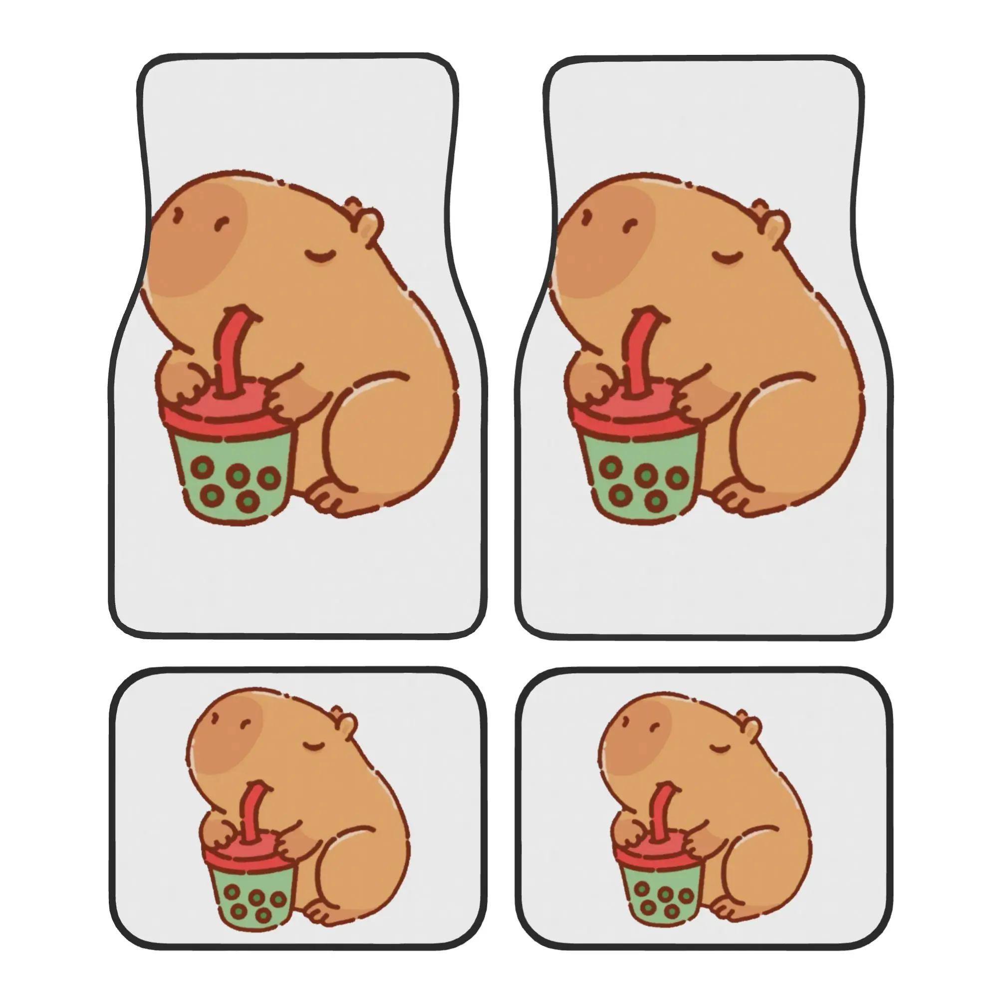 Capybara 4PCS Crystal Velvet Car Floor Mats Set Universal Front Rear Foot Mats Non-Slip Car Interior Floor Protection Mat
Capybara 4PCS Crystal Velvet Car Floor Mats Set Universal Front Rear Foot Mats Non-Slip Car Interior Floor Protection Mat