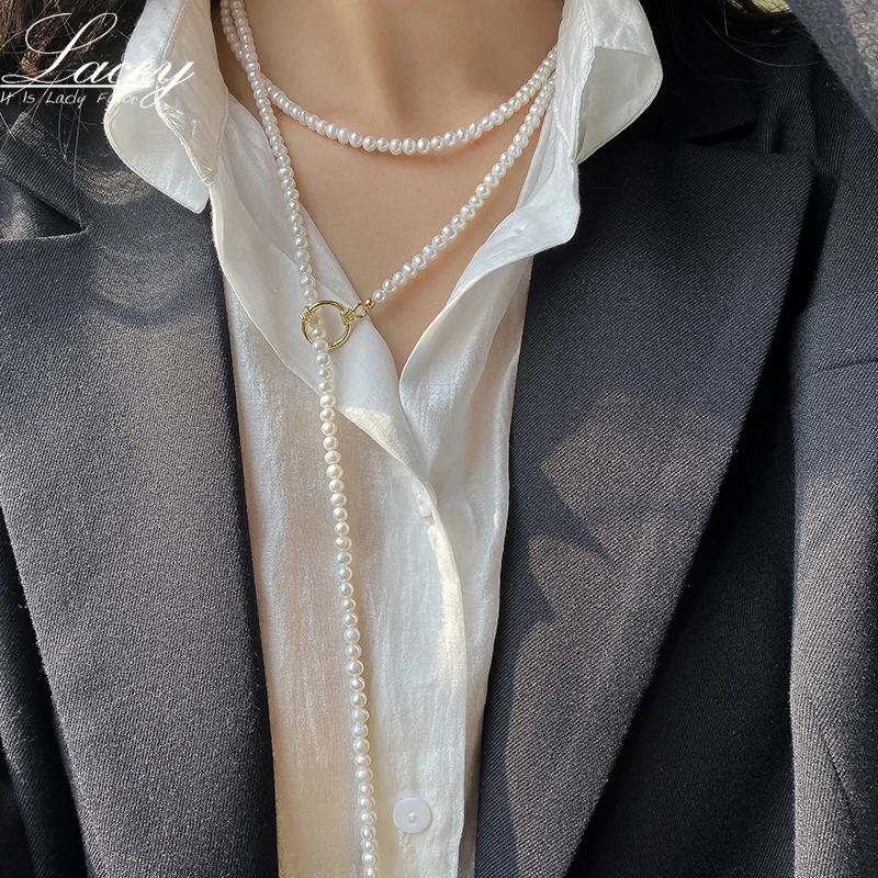 Real Small Pearl Long Necklace Women,Freshwater Pearl Sweater Necklace Wedding Natural Pearl Necklace 925 Silver
Real Small Pearl Long Necklace Women,Freshwater Pearl Sweater Necklace Wedding Natural Pearl Necklace 925 Silver