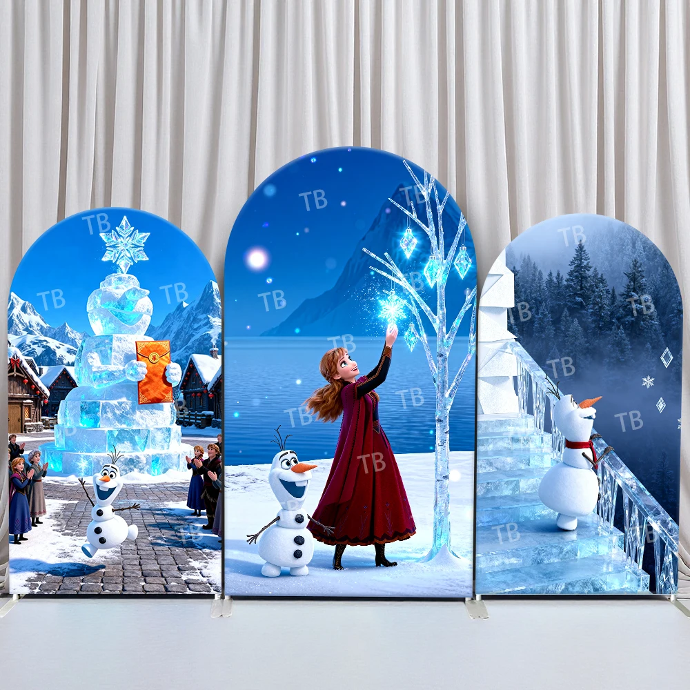 TB Frozen Arch Backdrop Cover Ice Decoration Town Scene with Anna Olaf Decor for Kids Birthday & Baby Shower Photo Booth
TB Frozen Arch Backdrop Cover Ice Decoration Town Scene with Anna Olaf Decor for Kids Birthday & Baby Shower Photo Booth