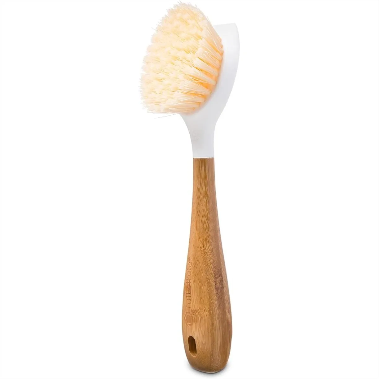 Bamboo Dish Brush with Tough Bristles for Nonstick Cookware, Long Handle for Pots and Pans
Bamboo Dish Brush with Tough Bristles for Nonstick Cookware, Long Handle for Pots and Pans