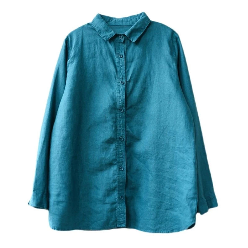 Minimalist Loose Linen Cotton White Shirts for Women Turn-Down Collar Solid Female Shirts Tops 2022 Spring Summer Blouses
Minimalist Loose Linen Cotton White Shirts for Women Turn-Down Collar Solid Female Shirts Tops 2022 Spring Summer Blouses