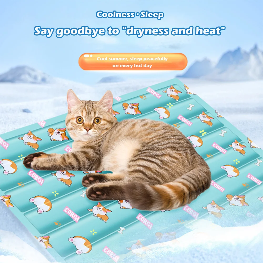 1PCS Dog Cooling Mat Pet Cold Bed Breathable Waterproof Durable Ice Pad For Dogs Blanket Sofa Cat Blanket Pet Accessories
1PCS Dog Cooling Mat Pet Cold Bed Breathable Waterproof Durable Ice Pad For Dogs Blanket Sofa Cat Blanket Pet Accessories