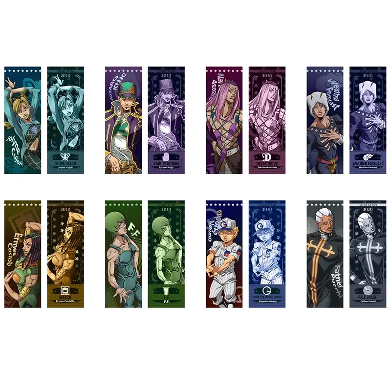 JOJO's Bizarre Adventure Sea of Stones Jolyne Cujoh Kujō Jōtarō Weather Report Enrico Pucci Narciso Anasui Two-colorLaser Ticket
JOJO's Bizarre Adventure Sea of Stones Jolyne Cujoh Kujō Jōtarō Weather Report Enrico Pucci Narciso Anasui Two-colorLaser Ticket