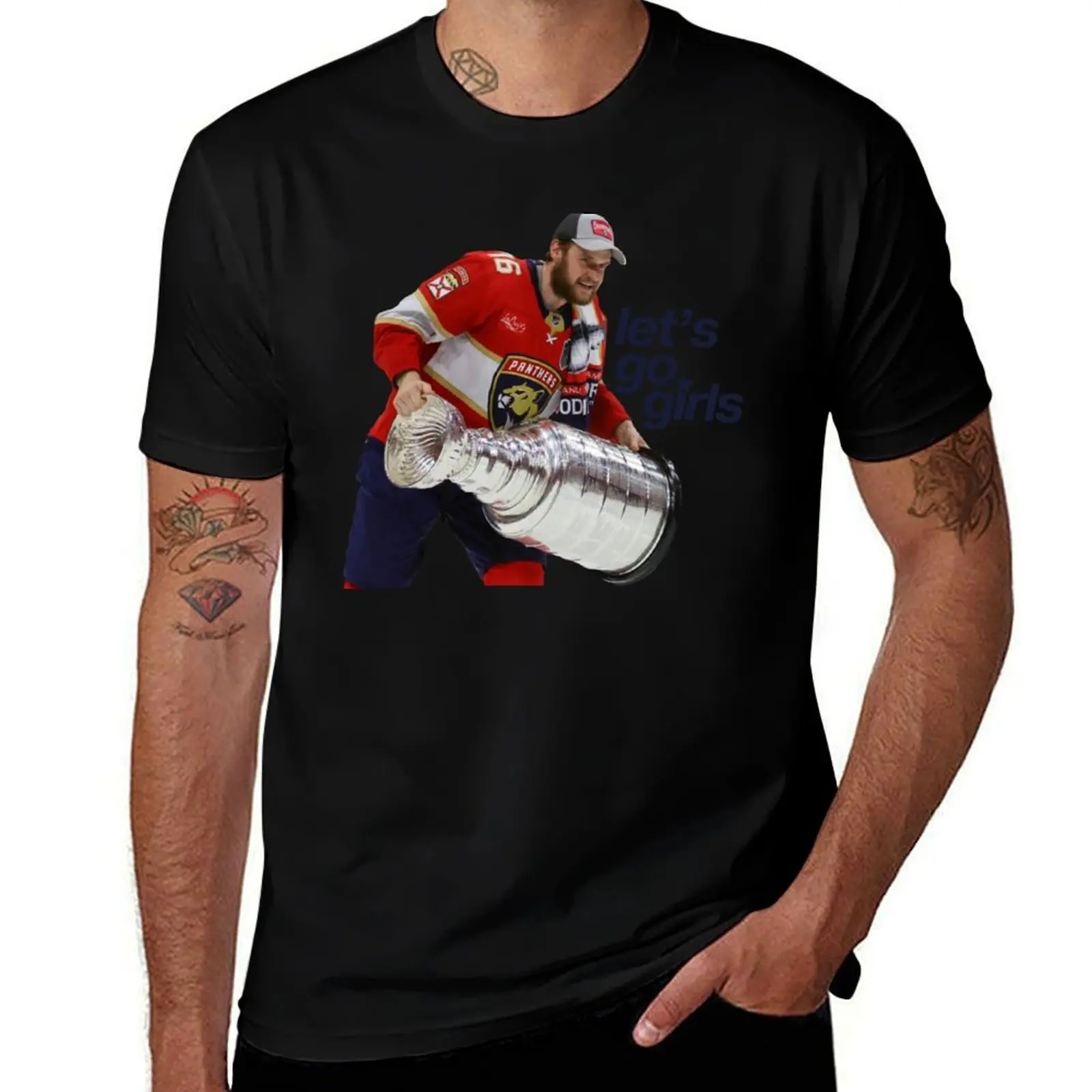Let's Go Girls: Aleksander Barkov T-Shirt plus size tops Funny t-shirt oversize t-shirts man mens t shirts casual stylish
Let's Go Girls: Aleksander Barkov T-Shirt plus size tops Funny t-shirt oversize t-shirts man mens t shirts casual stylish