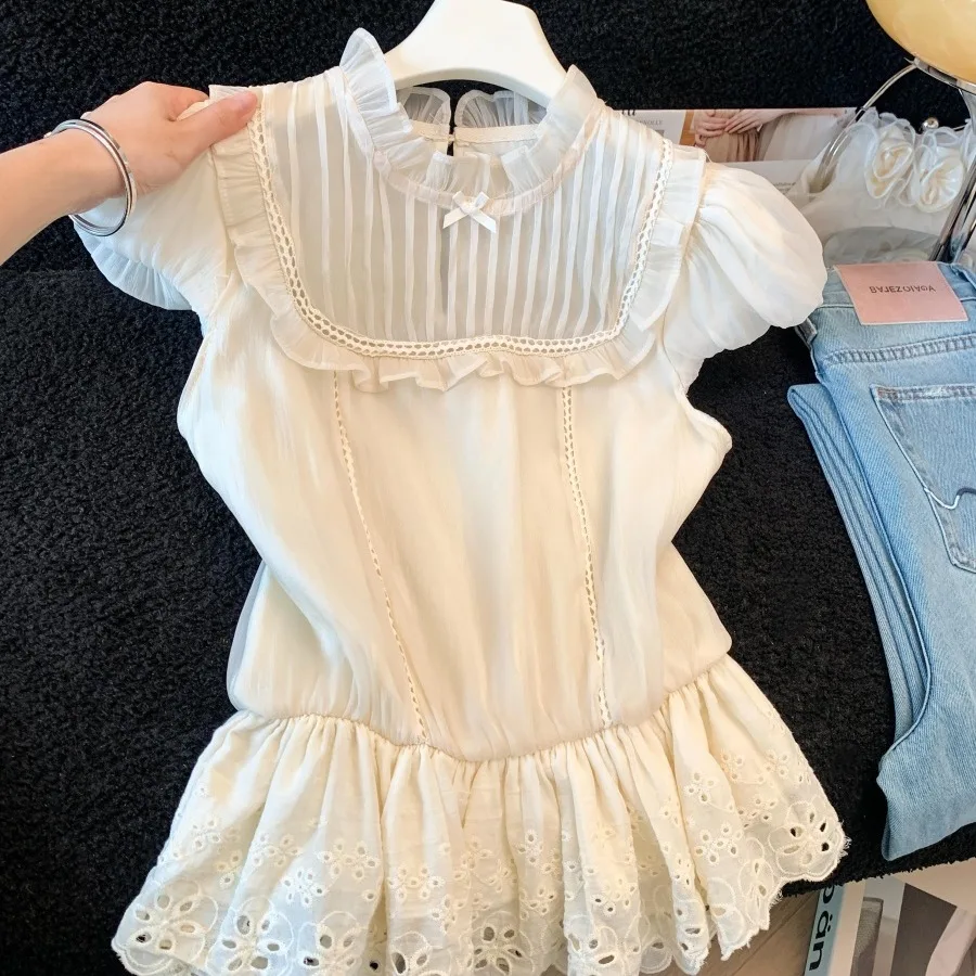 Summer 2026 New Heavyweight Chiffon Shirt Luxury round Neck Short Style Fairy Atmosphere Women's Fashion Top Sleeveless Casua...
Summer 2026 New Heavyweight Chiffon Shirt Luxury round Neck Short Style Fairy Atmosphere Women's Fashion Top Sleeveless Casua...