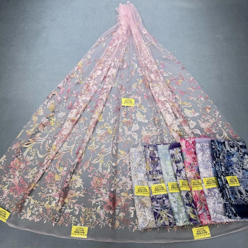 10 Yards Colorful Patterned Wedding Dress Fabric with Mesh Gold Spray Lace 150cm Wedding Party Spray gold Tull fabric
10 Yards Colorful Patterned Wedding Dress Fabric with Mesh Gold Spray Lace 150cm Wedding Party Spray gold Tull fabric