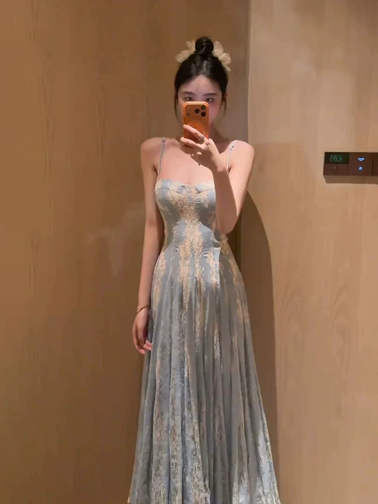 XZY Lace Splice Strapless Long Dress Women's plus Size Summer Vacation Gown Elegant Gentle Style High Waist Fairy Skirt
XZY Lace Splice Strapless Long Dress Women's plus Size Summer Vacation Gown Elegant Gentle Style High Waist Fairy Skirt