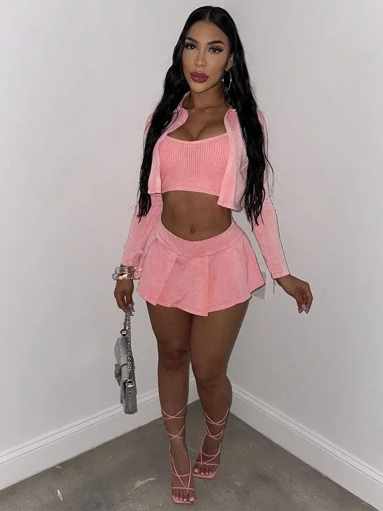 CPSYMYM 3 Piece Set Women Tie Dye Vintage Y2K Vest + Long Sleeve Coat+Pleated Skirts Lined Underwear Street Thick Matching Suit
CPSYMYM 3 Piece Set Women Tie Dye Vintage Y2K Vest + Long Sleeve Coat+Pleated Skirts Lined Underwear Street Thick Matching Suit