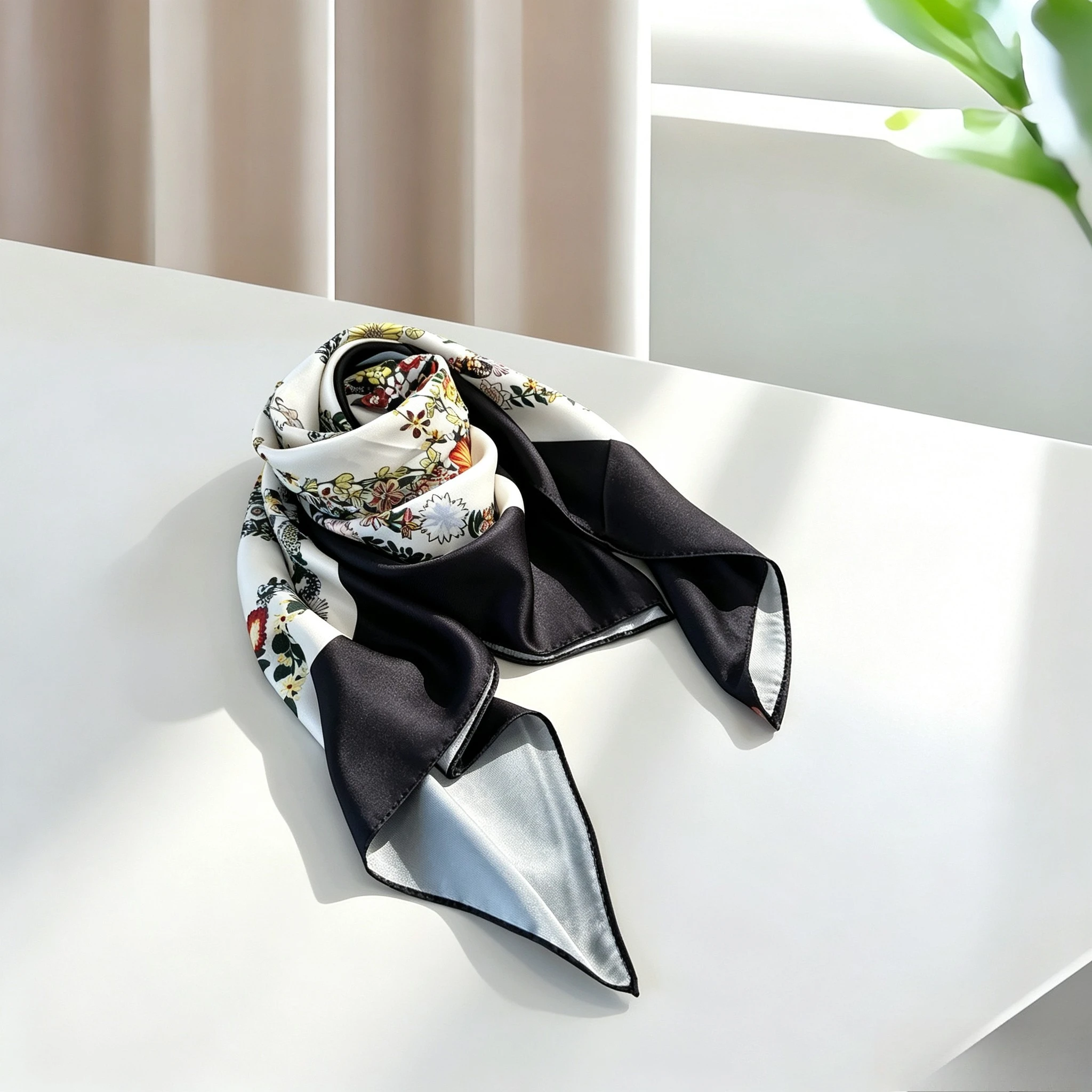 Luxury Women's Silk Scarf Vintage Floral Pattern Multifunctional Women's Necklace Headscarf Travel Accessory Holiday Gift
Luxury Women's Silk Scarf Vintage Floral Pattern Multifunctional Women's Necklace Headscarf Travel Accessory Holiday Gift