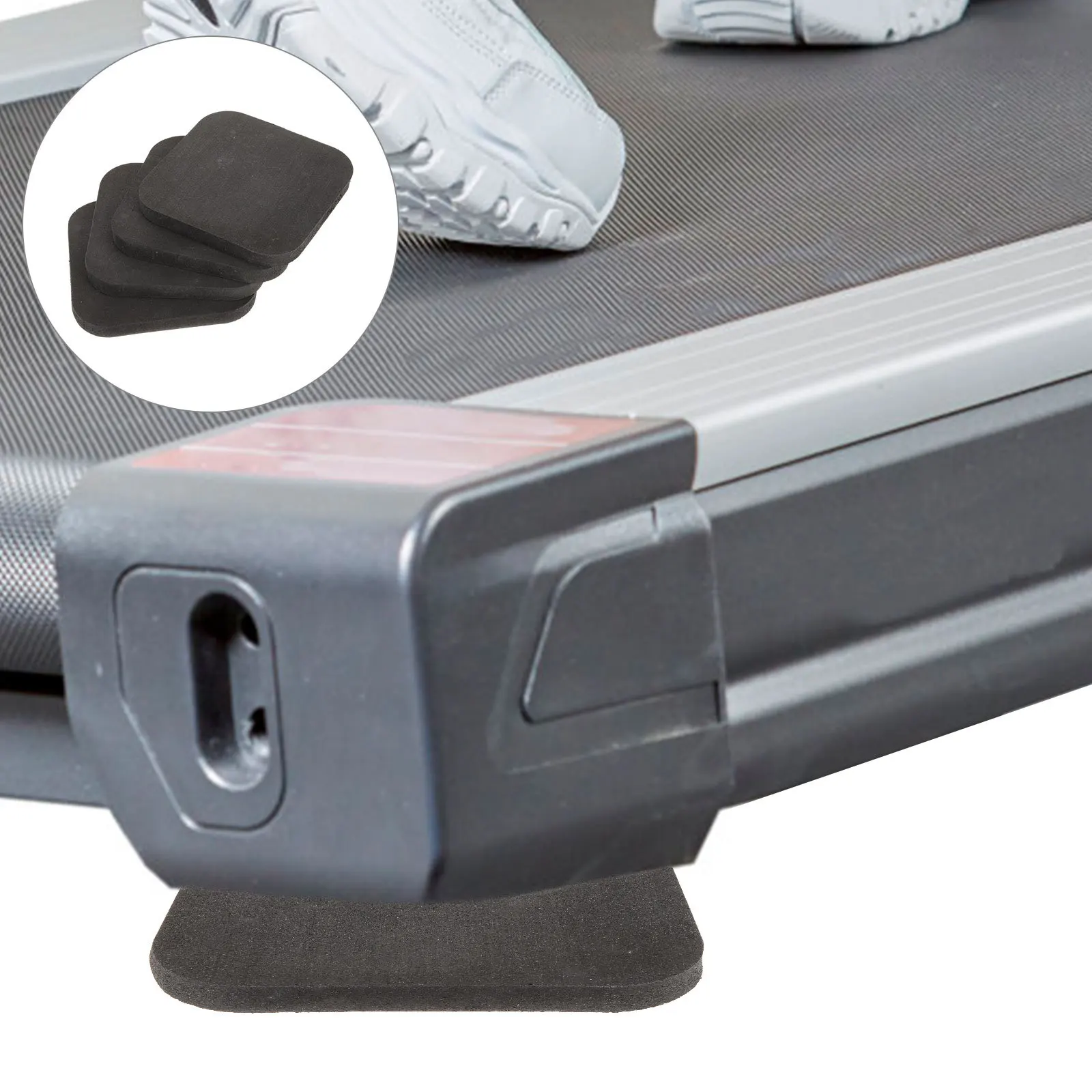 4Pcs Treadmill Mat for Carpet Hardwood Floors Exercise Bike Mat Gym Equipment Noise Vibration Reduction Rubber Mats for Gym
4Pcs Treadmill Mat for Carpet Hardwood Floors Exercise Bike Mat Gym Equipment Noise Vibration Reduction Rubber Mats for Gym