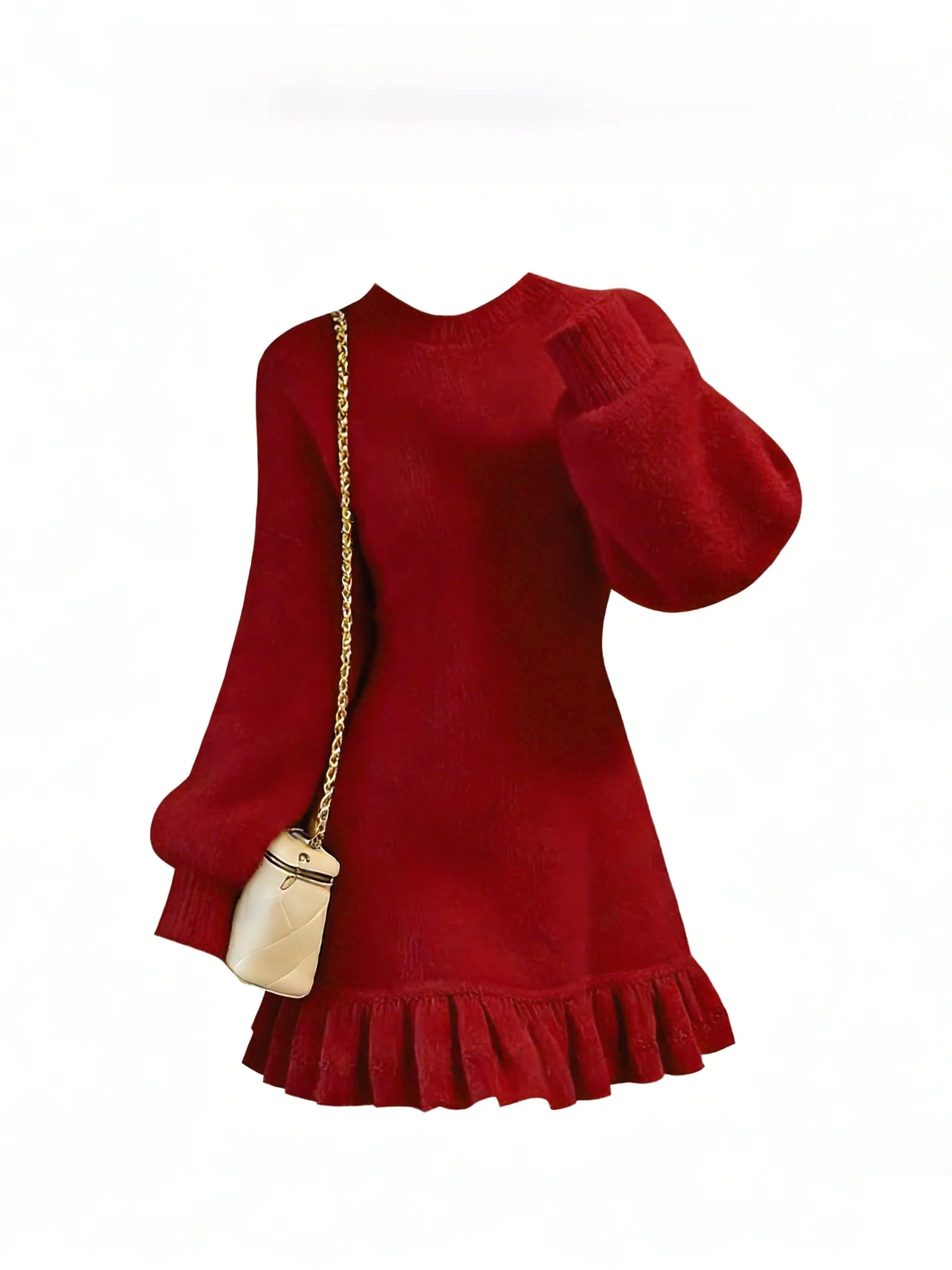 Sweet Sle Knitted Winter Dr Long Sve round Ne Pleated Slimming Dr Girls Daily Wear Polyester Fiber ort Length
Sweet Sle Knitted Winter Dr Long Sve round Ne Pleated Slimming Dr Girls Daily Wear Polyester Fiber ort Length
