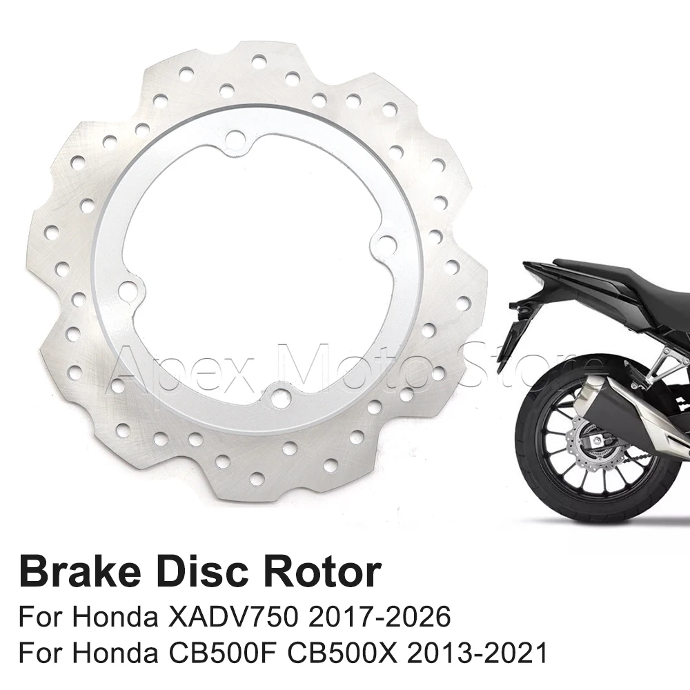 Motorcycle Rear Brake Disc Rotor For Honda XADV750 NSS Forza 750 CB500F CB500X CBR500R CB650R CBR650 CB650 F R CMX 500 Rebel
Motorcycle Rear Brake Disc Rotor For Honda XADV750 NSS Forza 750 CB500F CB500X CBR500R CB650R CBR650 CB650 F R CMX 500 Rebel