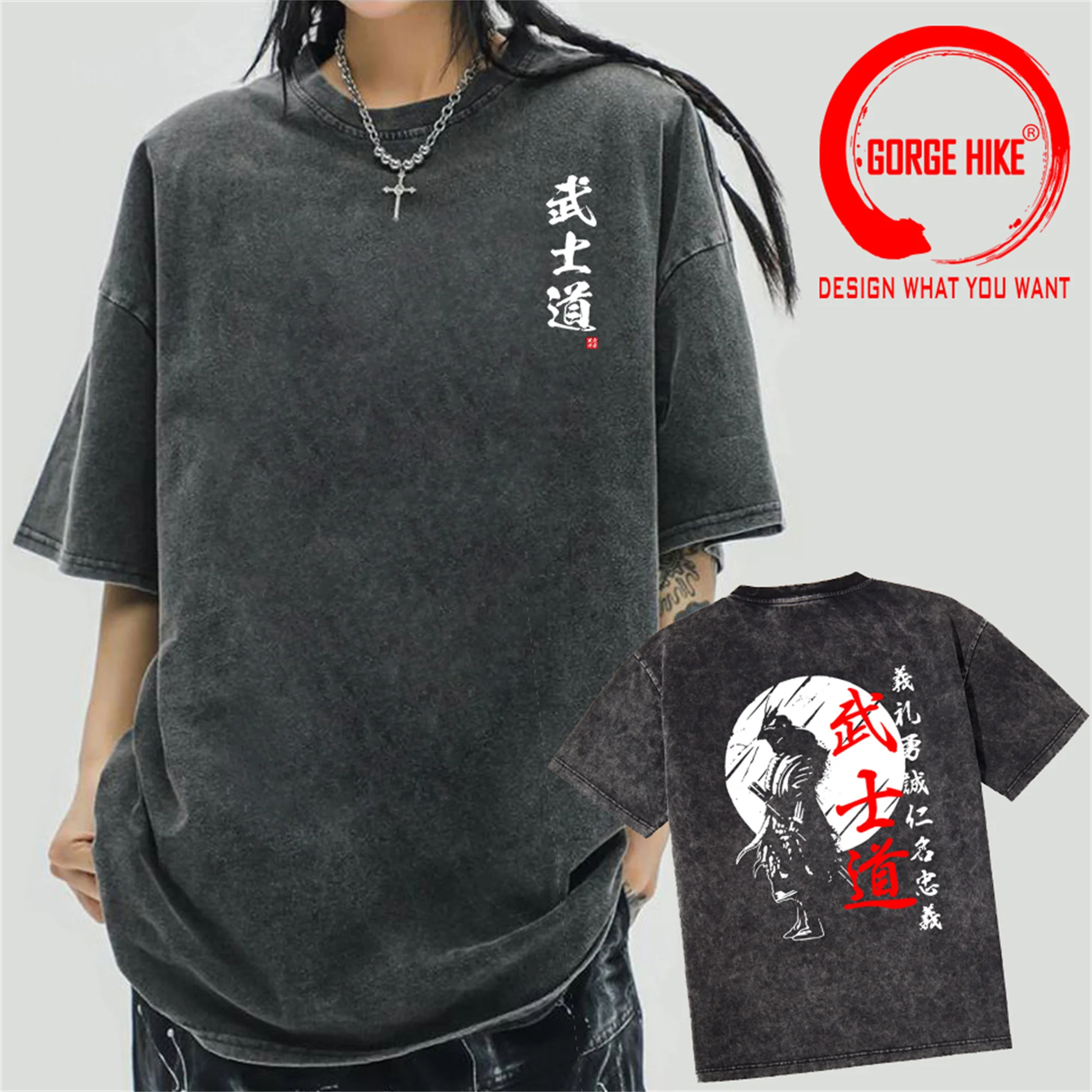 Japan Samurai Spirit T Shirt Men Japanese Style Front Back Print Washed Cotton Top T-shirt Bushido Harajuku Streetwear Tee Shirt
Japan Samurai Spirit T Shirt Men Japanese Style Front Back Print Washed Cotton Top T-shirt Bushido Harajuku Streetwear Tee Shirt