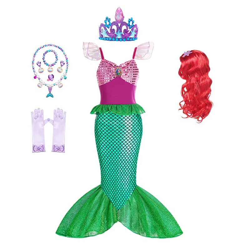 Mermaid Dress Princess Cosplay Costume for Kids Fish Beauty Birthday Gift Party Halloween Clothing Mermaid Dress For Girl
Mermaid Dress Princess Cosplay Costume for Kids Fish Beauty Birthday Gift Party Halloween Clothing Mermaid Dress For Girl