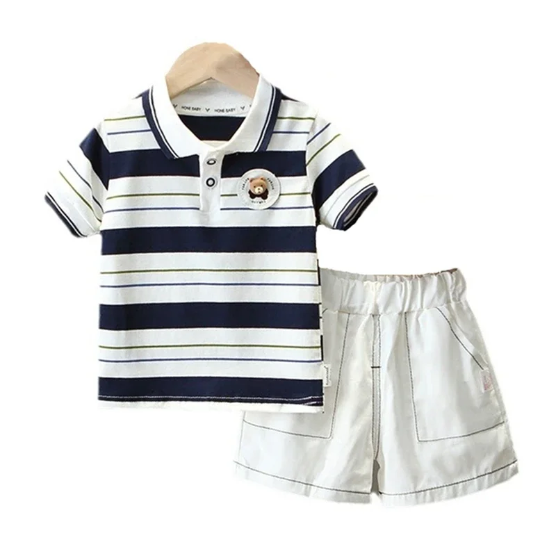 New Summer Baby Clothes Set Children Boys T-Shirt Shorts 2Pcs/Sets Toddler Clothing Infant Casual Sports Costume Kids Tracksuits
New Summer Baby Clothes Set Children Boys T-Shirt Shorts 2Pcs/Sets Toddler Clothing Infant Casual Sports Costume Kids Tracksuits
