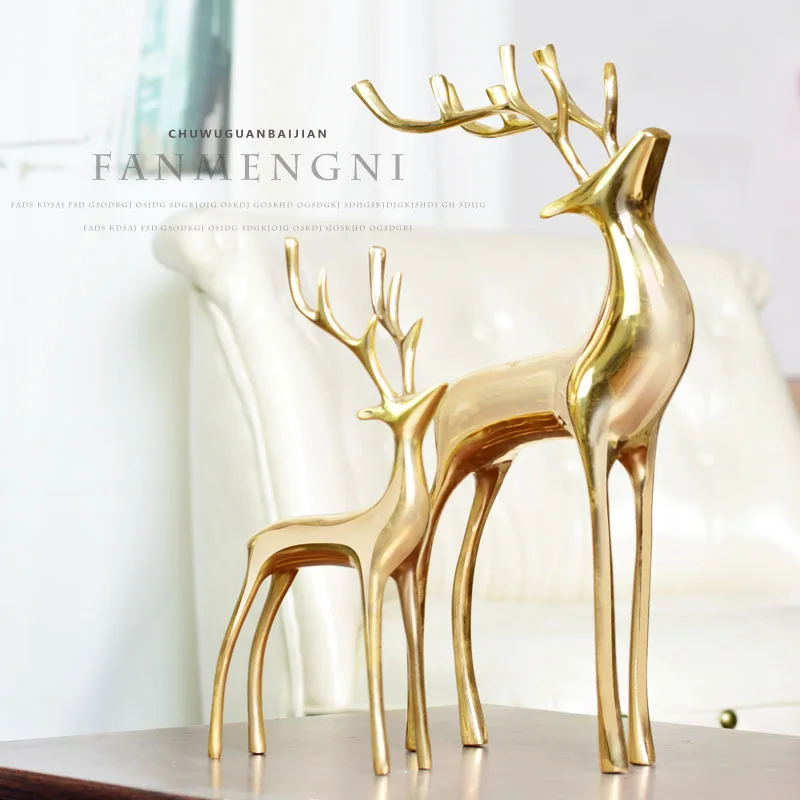 Bronze Deer Living Room Ornaments Modern Luxury Creative Porch Desktop TV Wine Cabinet Home Decorations
Bronze Deer Living Room Ornaments Modern Luxury Creative Porch Desktop TV Wine Cabinet Home Decorations