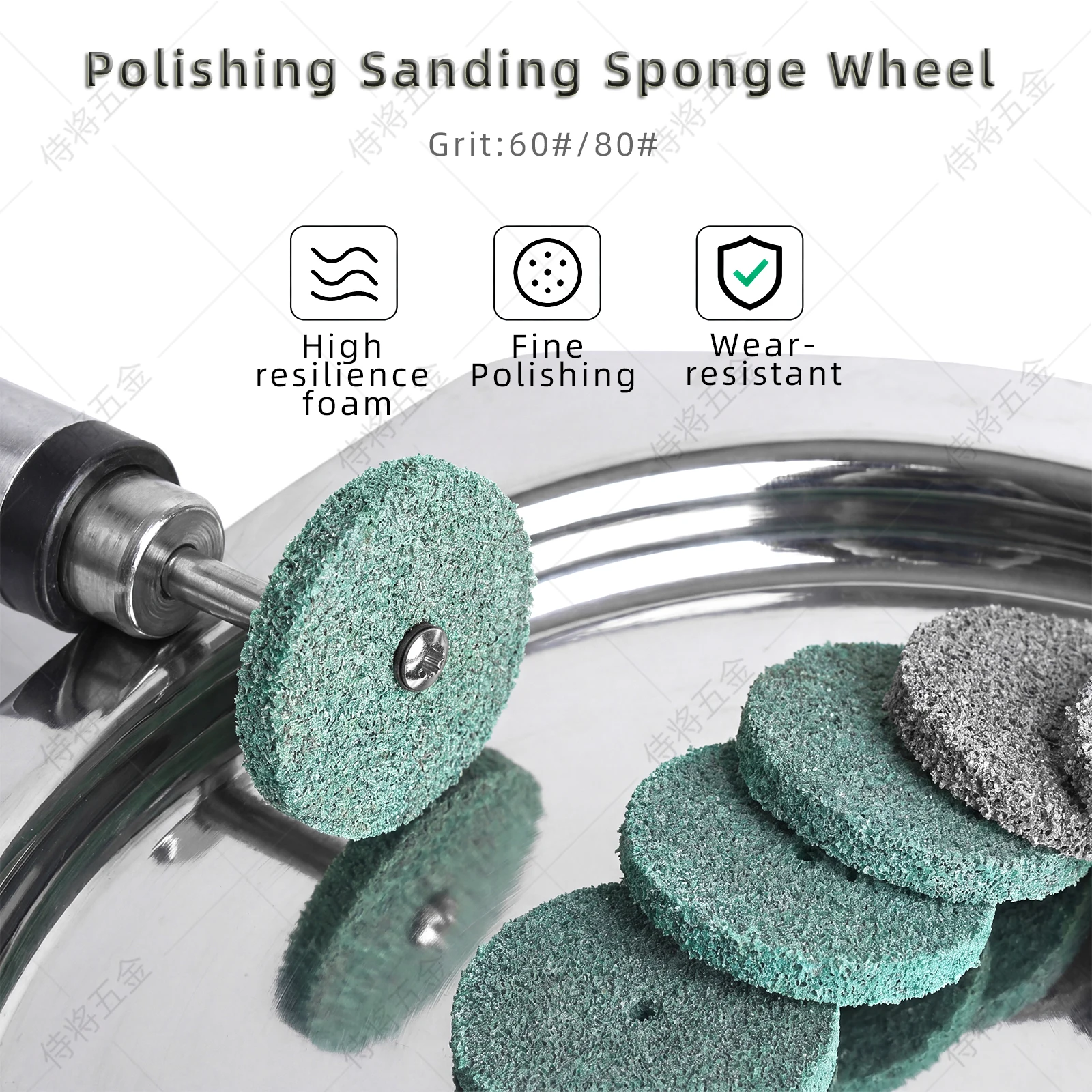 Dia.30mm Sponge Diamond Polishing Wheels For Polishing Cleaning Copper Aluminum Stainless Steel And Other Non-ferrous Metals
Dia.30mm Sponge Diamond Polishing Wheels For Polishing Cleaning Copper Aluminum Stainless Steel And Other Non-ferrous Metals