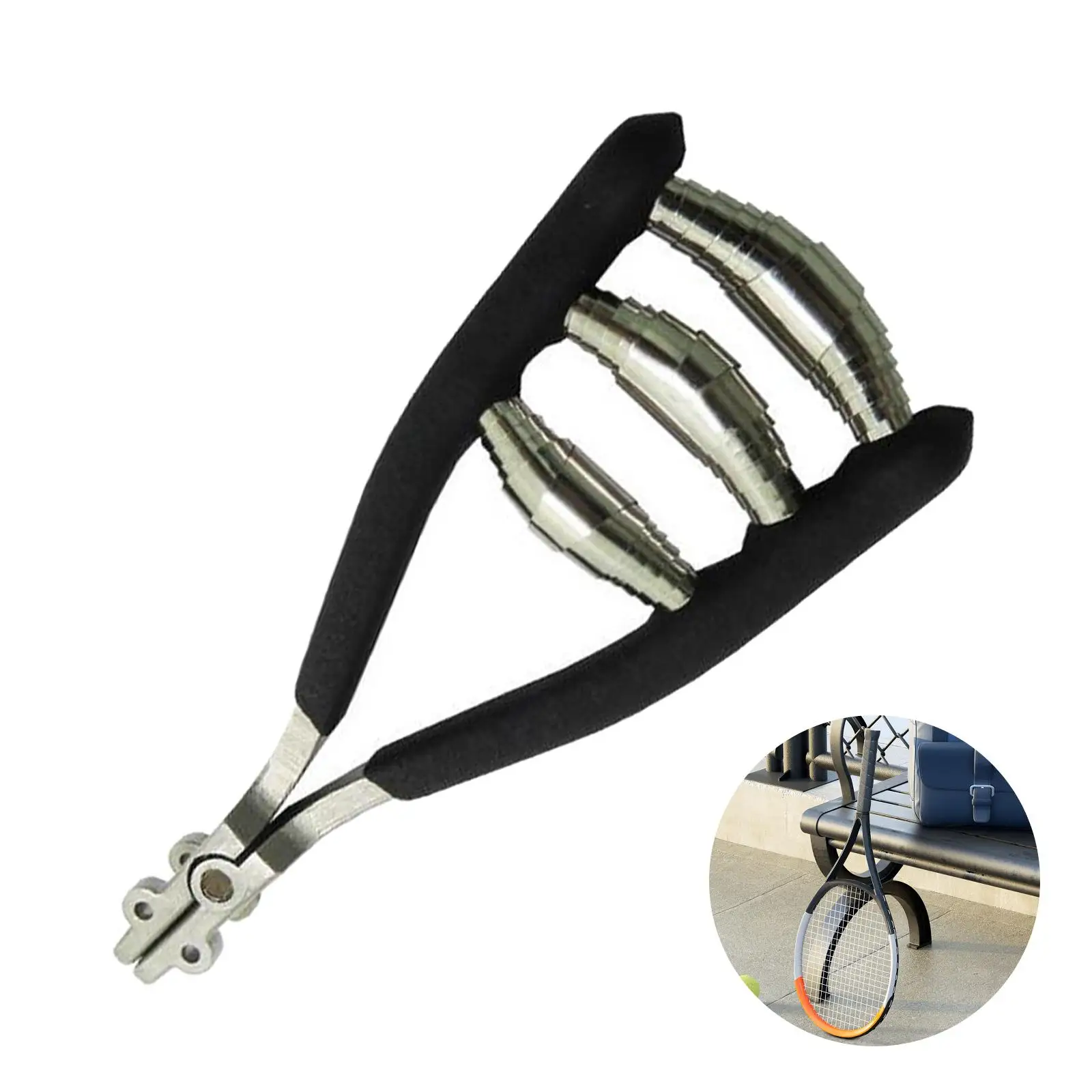 Tennis Stringing Clamp Adjustable Wide Head Alloy Starter for Badminton Racquet String Tightening
Tennis Stringing Clamp Adjustable Wide Head Alloy Starter for Badminton Racquet String Tightening