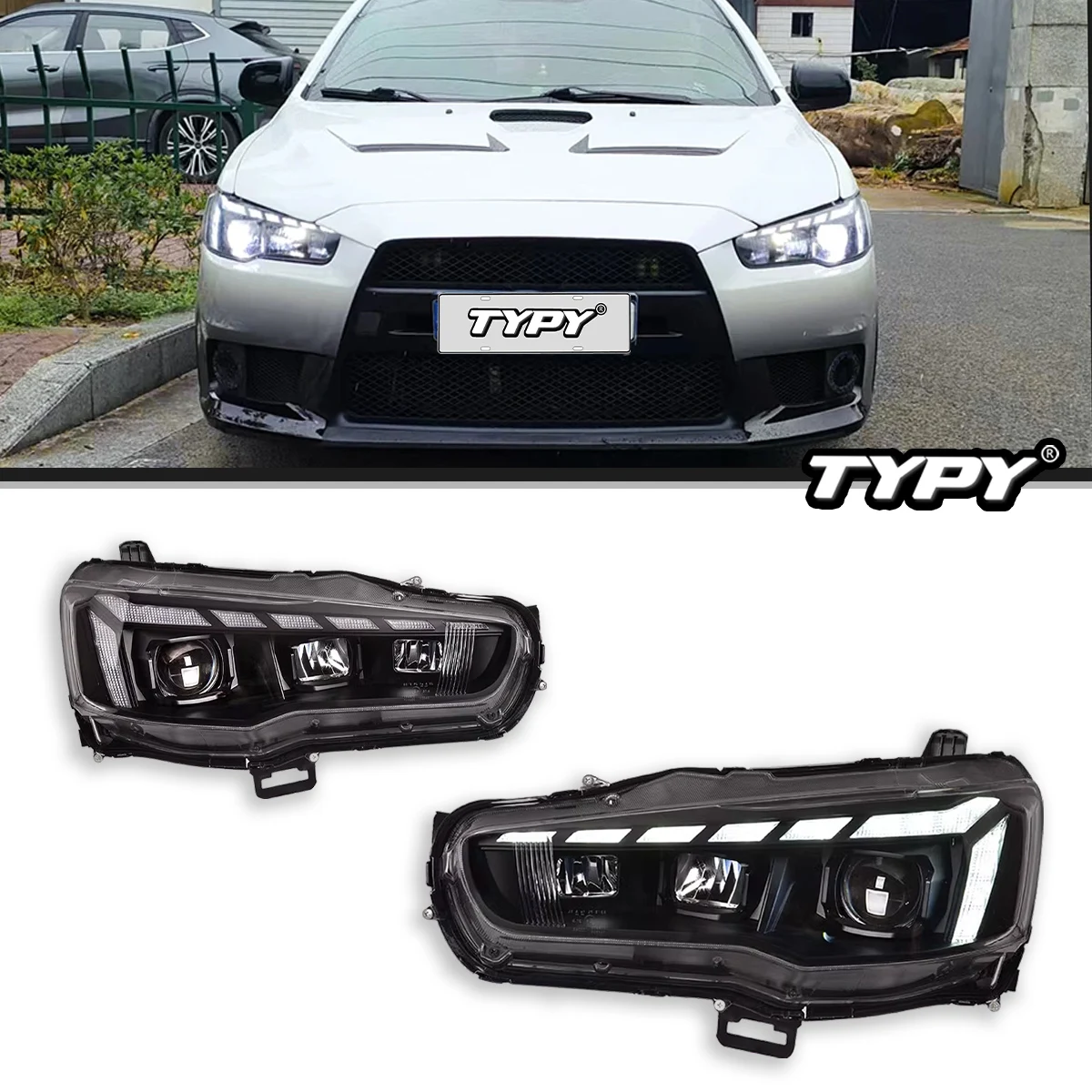Автомобильные фары TYPY для Mitsubishi Lancer EX, 2009-2016, светодиодные фары для проектора, дневные ходовые огни, автомобильные аксессуары
Автомобильные фары TYPY для Mitsubishi Lancer EX, 2009-2016, светодиодные фары для проектора, дневные ходовые огни, автомобильные аксессуары