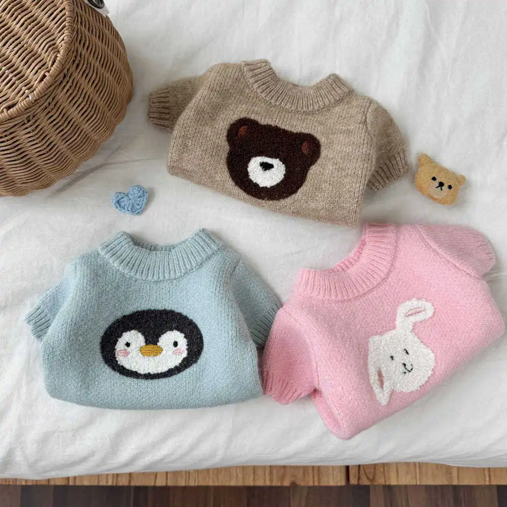 Новое поступление осени/зимы, милый трикотаж с мультяшным принтом для домашних животных, утолщенные свитера для собак, теплая удобная одежда для кошек и маленьких собак
Новое поступление осени/зимы, милый трикотаж с мультяшным принтом для домашних животных, утолщенные свитера для собак, теплая удобная одежда для кошек и маленьких собак