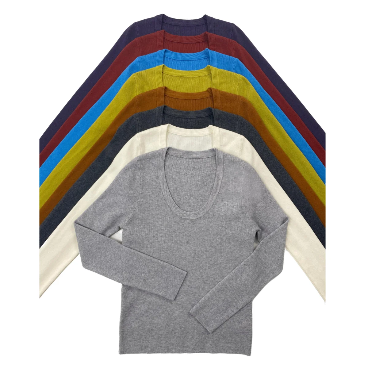 Женский однотонный свитер с длинными рукавами, пуловер, осенняя мода, базовые вязаные пуловеры с круглым вырезом, корейский модный джемпер
Женский однотонный свитер с длинными рукавами, пуловер, осенняя мода, базовые вязаные пуловеры с круглым вырезом, корейский модный джемпер