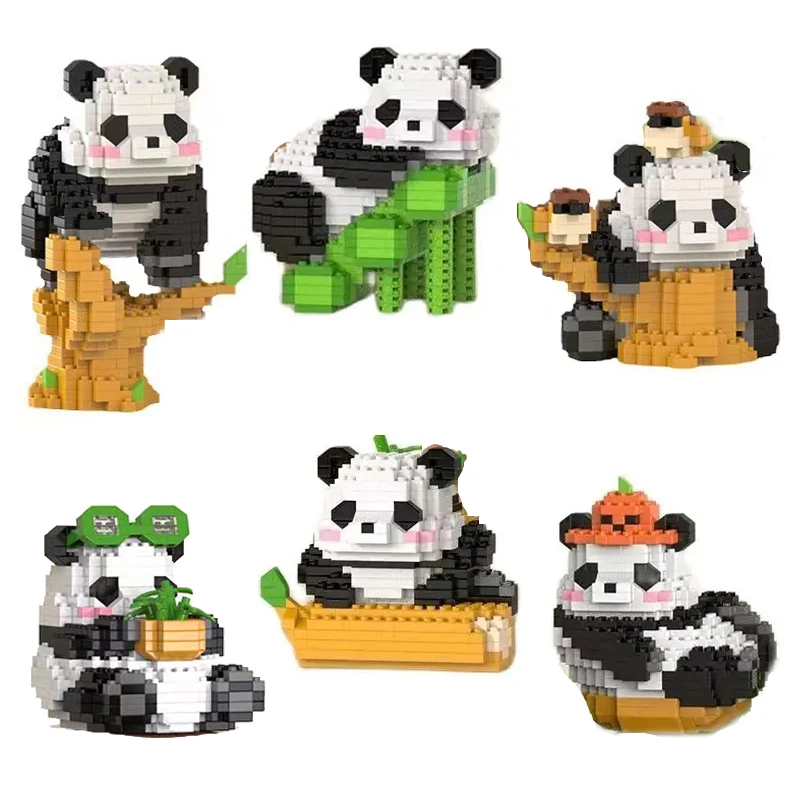 6pcs/set Kawaii Pandas Daily Life Micro Building Blocks Cute Animal Mini Bricks Home Decoration Toys For Children Gifts
6pcs/set Kawaii Pandas Daily Life Micro Building Blocks Cute Animal Mini Bricks Home Decoration Toys For Children Gifts