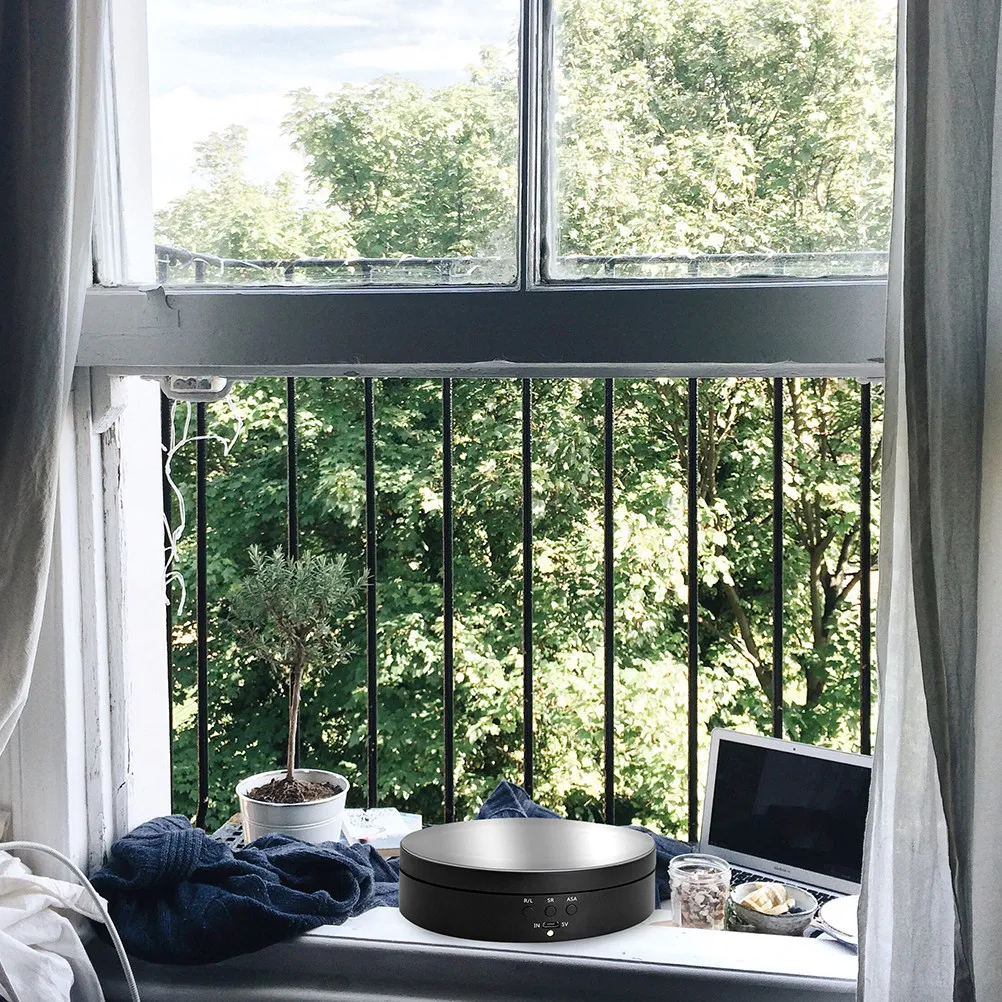 Вращающаяся подставка для демонстрации товаров с моторизованным приводом, регулируемая скорость (2, 4, 6 скоростей), нагрузка 2, 3, 4 кг, USB, для ювелирных изделий, витрина-вертушка
Вращающаяся подставка для демонстрации товаров с моторизованным приводом, регулируемая скорость (2, 4, 6 скоростей), нагрузка 2, 3, 4 кг, USB, для ювелирных изделий, витрина-вертушка