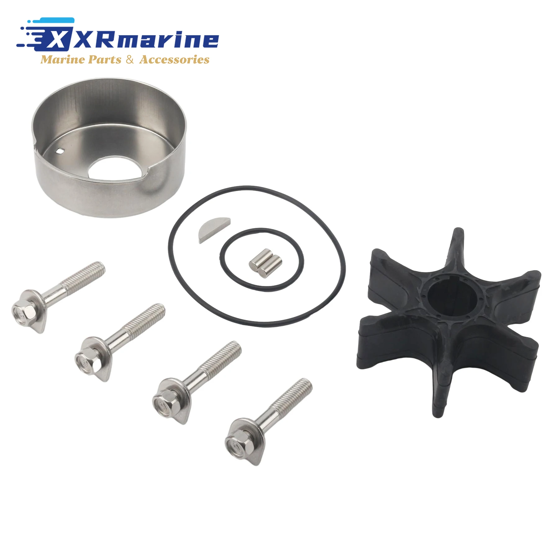 Ремкомплект крыльчатки водяного насоса, совместимый с подвесными моторами Yamaha 2-тактными VZ 200, 225, 250, 300 л.с. и 4-тактными F225, F250
Ремкомплект крыльчатки водяного насоса, совместимый с подвесными моторами Yamaha 2-тактными VZ 200, 225, 250, 300 л.с. и 4-тактными F225, F250