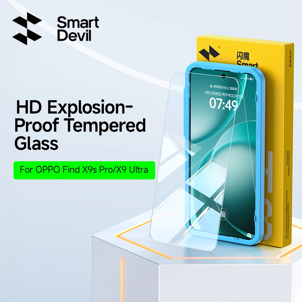 SmartDevil 2PCS Tempered Glass Film for OPPO Find X9s Pro X8 Ultra HD Screen Protector for OPPO Reno 15 14 Anti-fingerprint
SmartDevil 2PCS Tempered Glass Film for OPPO Find X9s Pro X8 Ultra HD Screen Protector for OPPO Reno 15 14 Anti-fingerprint